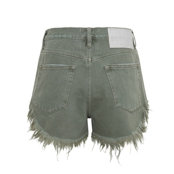 One Teaspoon Outlaws Low Waist Mid Length Denim Shorts. SZ 31 (12) MSRP $110 NWT - Picture 8 of 8